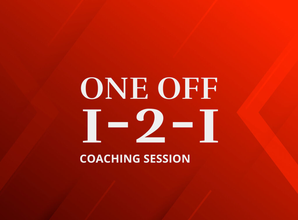 One Off 1-2-1 Coaching Session